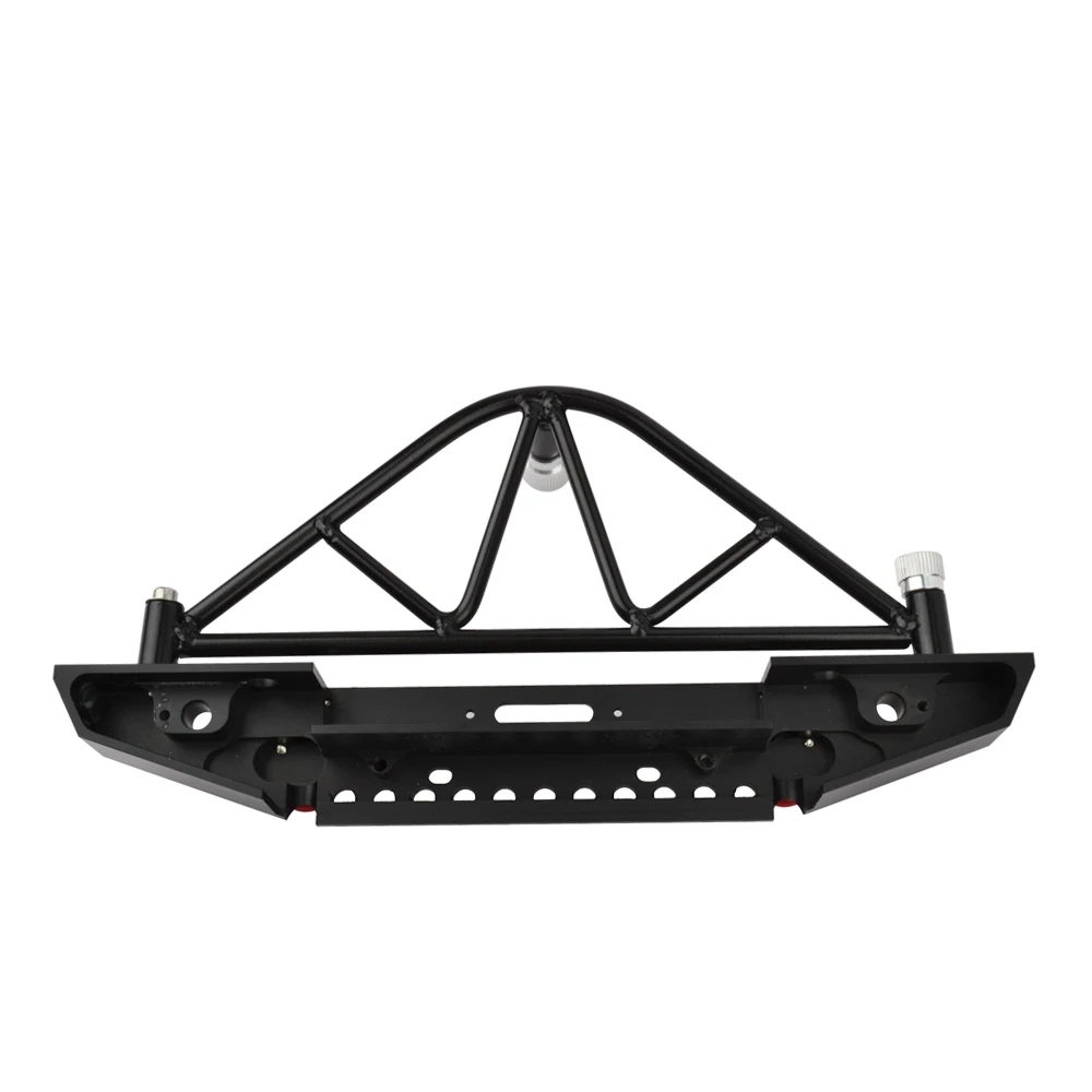 1/10 RC Crawler Metal Rear Bumper with Spare Tire Carrier LED for Axial SCX10 90046 car | Игрушки и хобби
