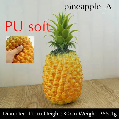 Pineapple A MOOCHUNG искусственный ананасы Пластик декоративные поддельные фрукты фестиваль вечерние поставки Свадебный декор Подставки для фотографий - Цвет: Pineapple A