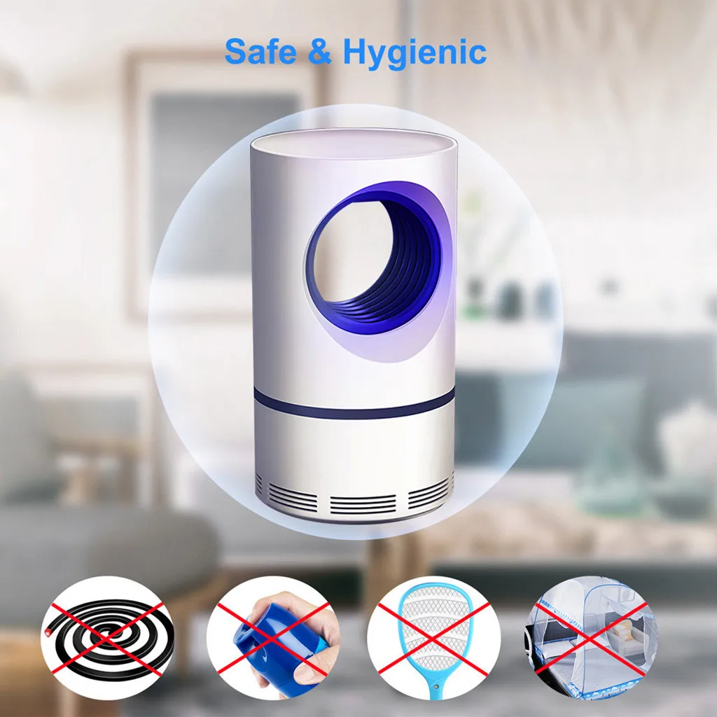 Электрический москитный убийца светодиодные лампы летающие москитные ловушки