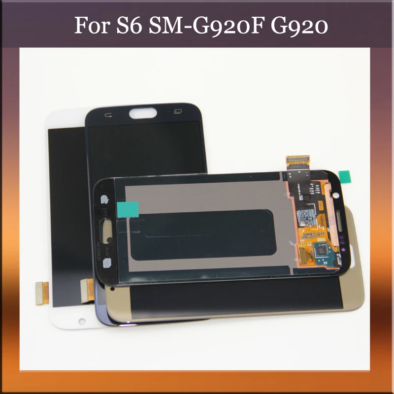 Супер AMOLED для SAMSUNG Galaxy S6 G920 ЖК-дисплей G920i G920P G920f G920V G920A G920W сенсорный экран