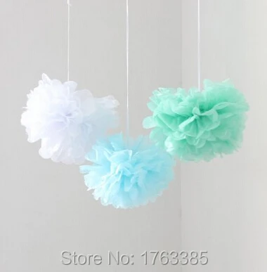 6 шт. Декоративные помпоны для украшения комнаты|flower pom pom|tissue paper flowerspaper flowers |