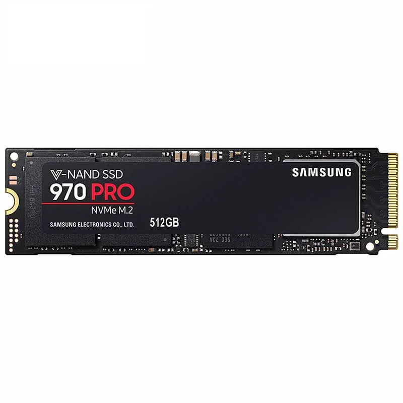 Samsung внутренний SSD 970Pro MZ-V7P512BW 512 ГБ узнать Скорость 3500 МБ/с. M2. 2280 интерфейс PCI-E NGFF твердотельный накопитель для ноутбука