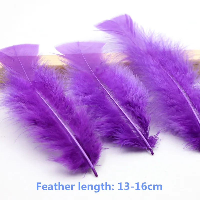 50 шт. разноцветные декоративные перья для одежды 13 16 см|turkey feathers|feather wedding