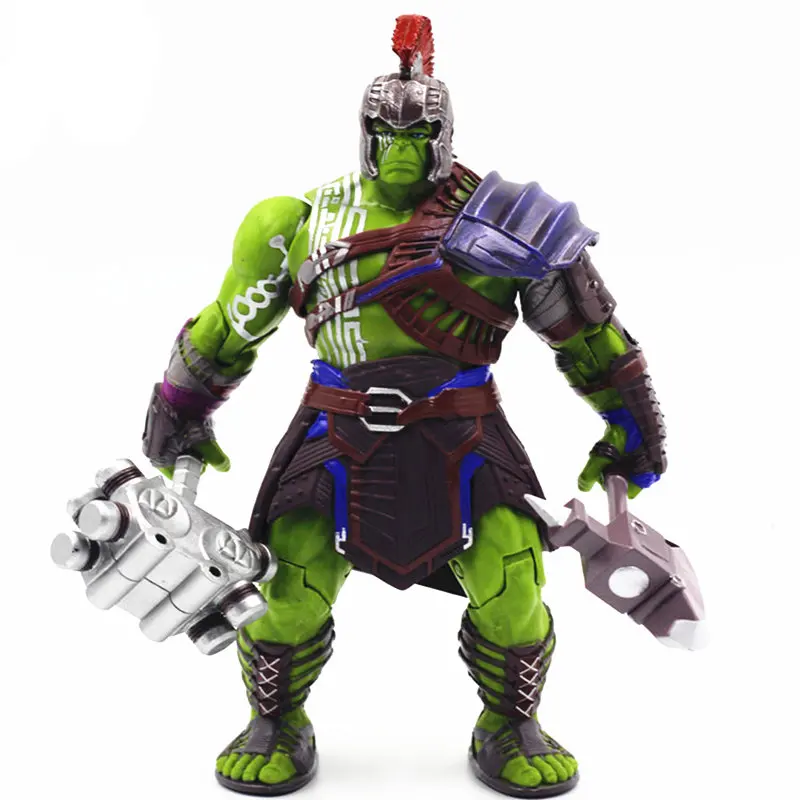 Disney Мстители Marvel 3 Ragnarok военный молоток боевой топор подвижный Гладиатор Халк ПВХ фигурка Модель Детская игрушка A49