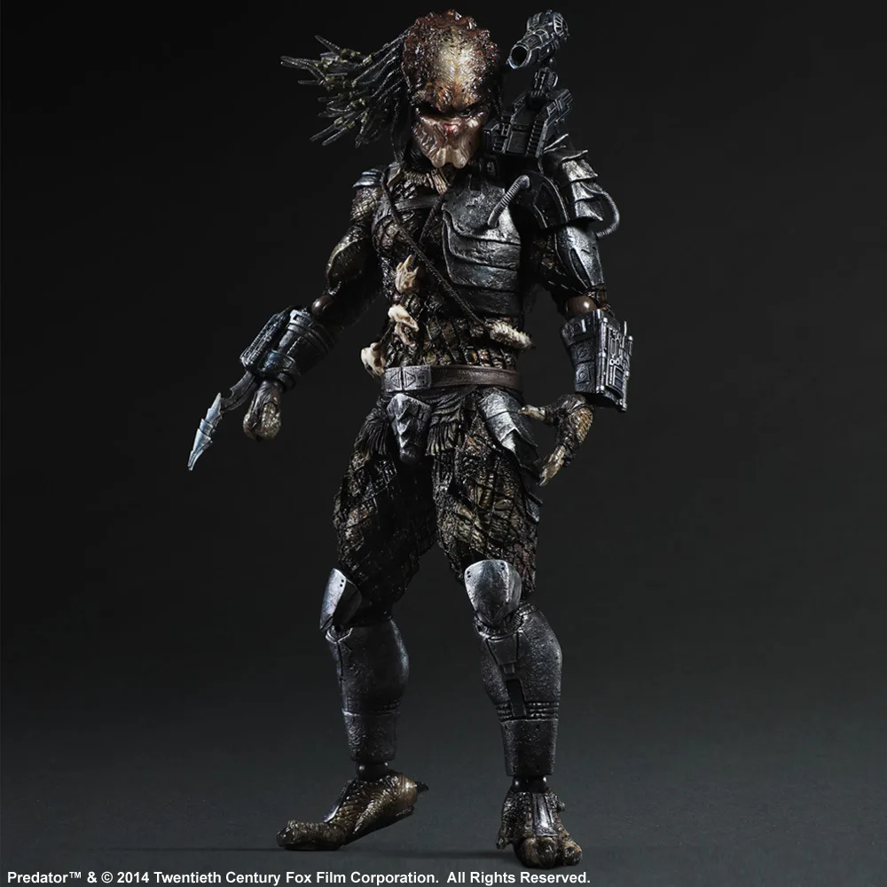 28 см jaged warrior 2-го поколения Хищник p1 играть фигурка ПВХ игрушки коллекция аниме мультфильм модель игрушки коллекционные
