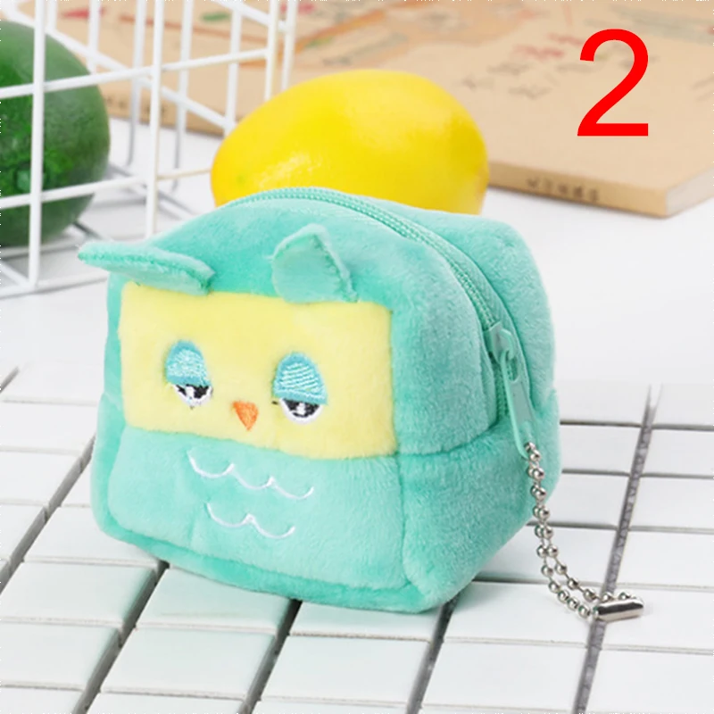 11 стилей, Лидер продаж, Kawaii, мультяшная панда/лягушка/птица, Детский плюшевый Кошелек для монет, кошелек на молнии, кошелек для девочек, для подарка