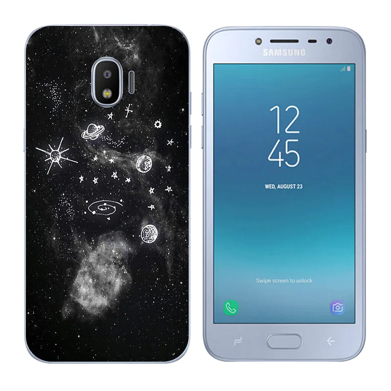 Прозрачный мягкий силиконовый чехол для Samsung Galaxy J2 Pro 2018/SM-J250F |