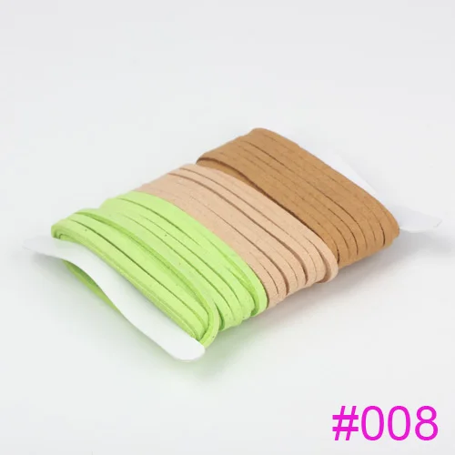 OlingArt 3*1,5 мм 9 м шнур из искусственной замши/плоский кожаный шнур веревка/линия аксессуаров серьги браслет колье ожерелье Изготовление ювелирных изделий - Цвет: HGR008  3PCS 3m