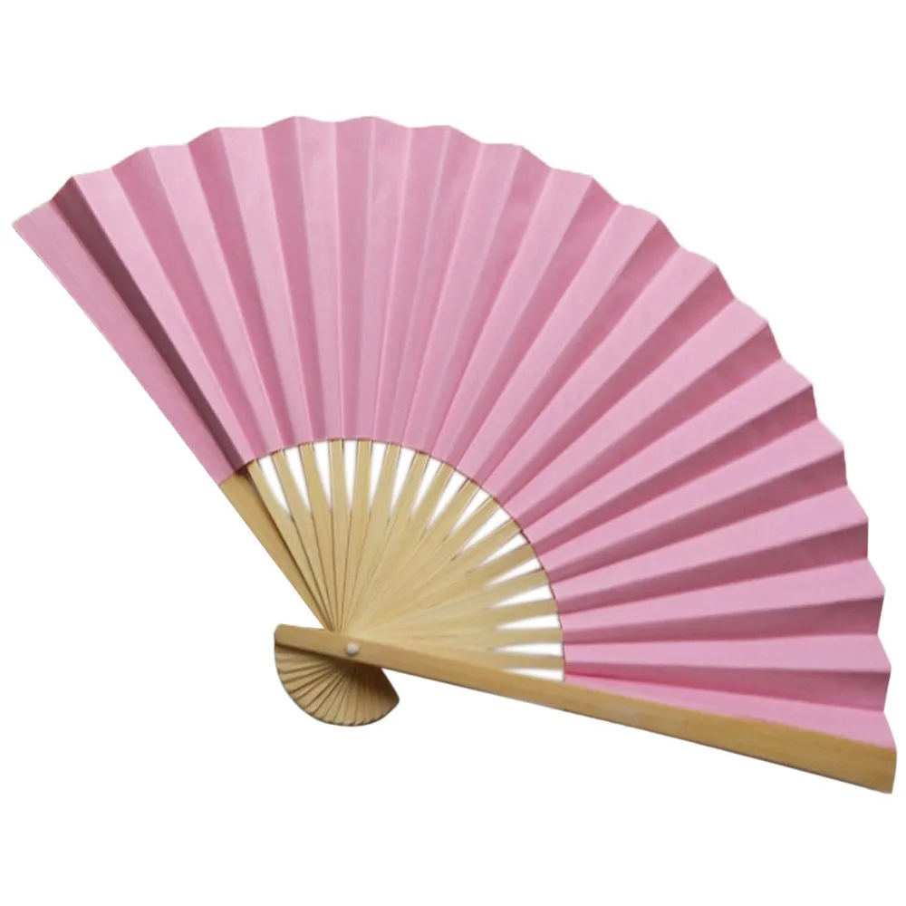 

2021Summer Vintage Folding Bamboo Fan Chinese Style Hand Held Flower Fan For Dance Party Wedding Colorful Fan Home Decorations