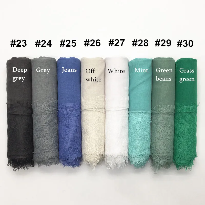 Роскошные цветочные кружевные края простая однотонная шаль вискозный