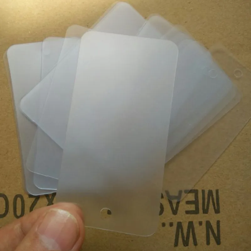 1000 шт. 4*7 см матовые украшения из ПВХ подвесная бирка для одежды толщина 25s | Дом и