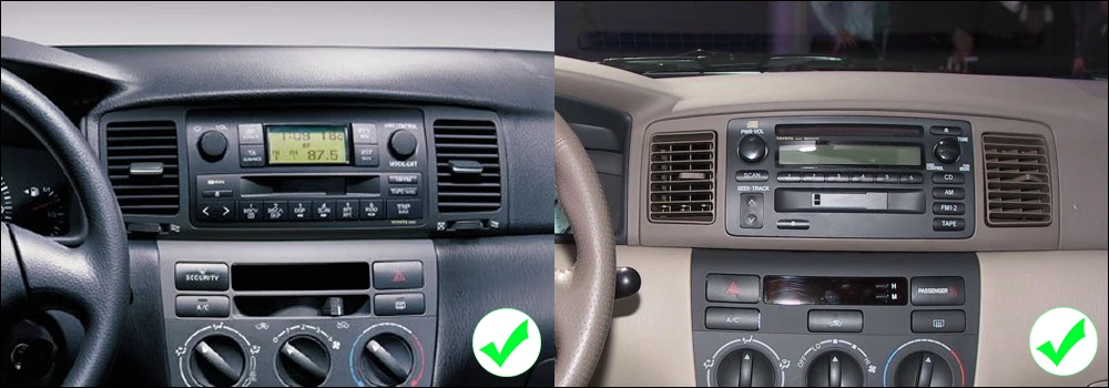 ZaiXi Android 2 Din Авто Радио для Toyota Corolla 2000~ 2008 автомобильный мультимедийный плеер gps навигационная система Радио стерео