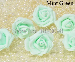 10 шт./лот 6 7 см ПЭ пена роза цветы искусственная Роза головка ДВОЙНОЙ обжимной