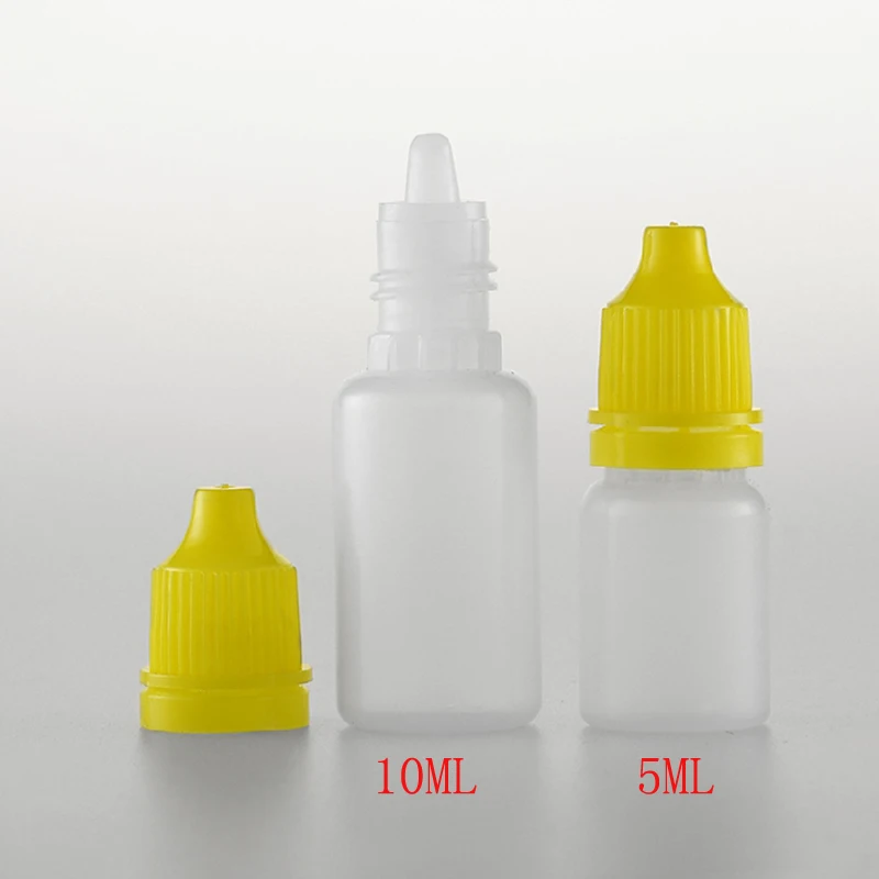 

5ml 10ml Portable Plastic LDPE Empty Plastic Squeezable Dropper Bottles Eye Liquid Dropper Bottles 10pcs/lot Make up Tools