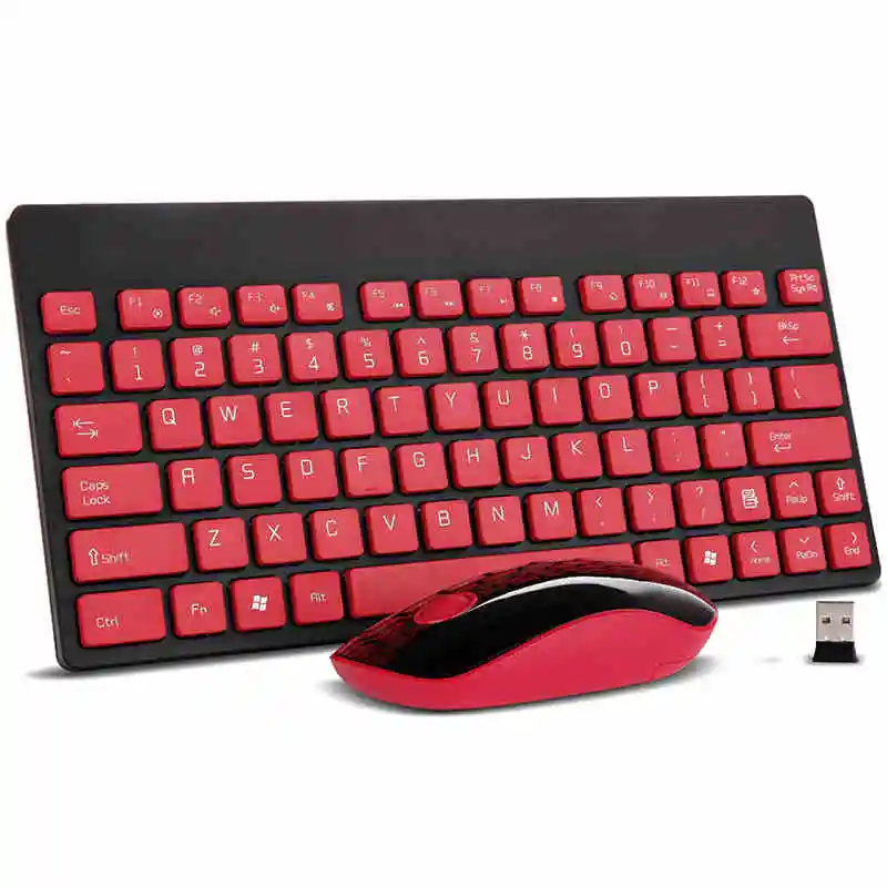 MAORONG TRADING Беспроводная мини клавиатура и мышь бесшумный Домашний ноутбук