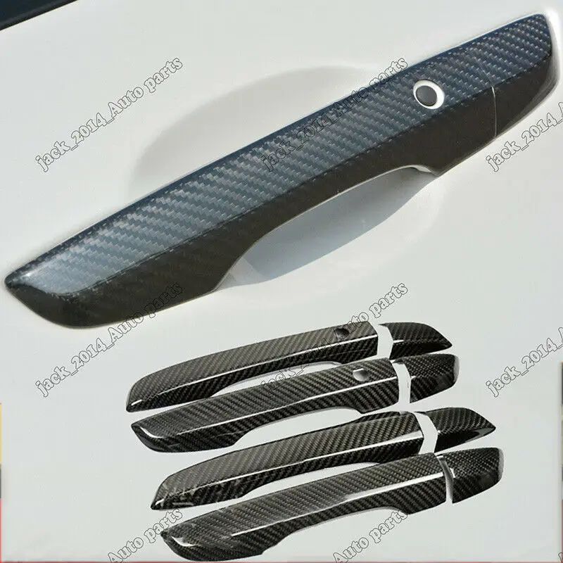 

Real Carbon Fiber Car Door Side Handle Cover Trim Fit for Honda Civic 10th 2016 20117 2018 2019