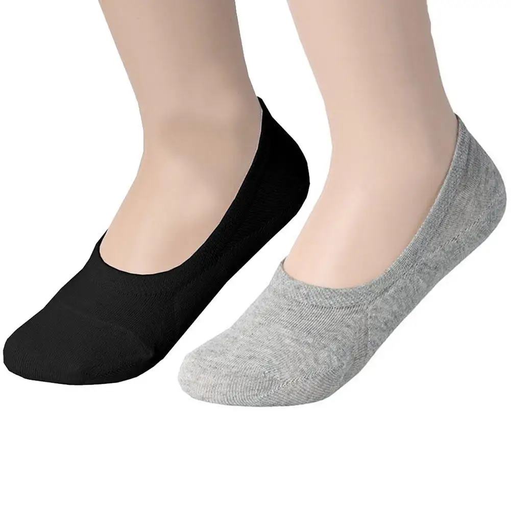 2 пары мужских носков удобные лоферы с подкладкой-лодочкой низкие носки со