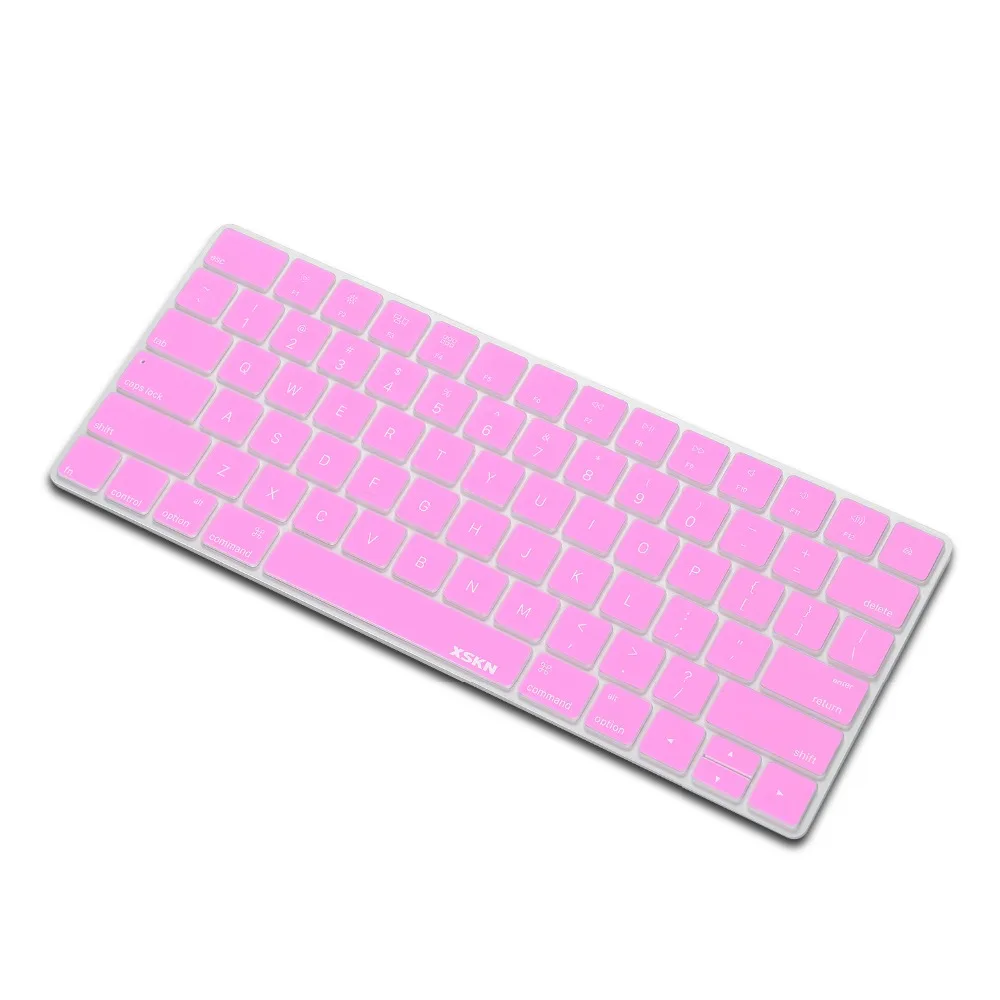 Защитный чехол для клавиатуры Защитная пленка XSKN Pink Apple Wireless Magic Keyboard
