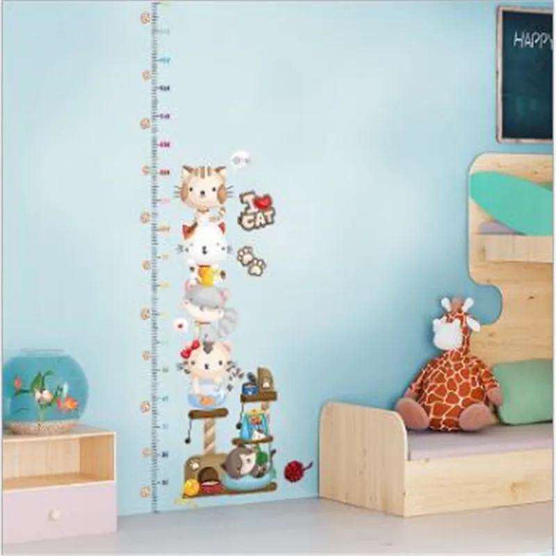1 шт. Кот Ростомер стикер на стену для детей Детская комната Декор s милый 60*90 см