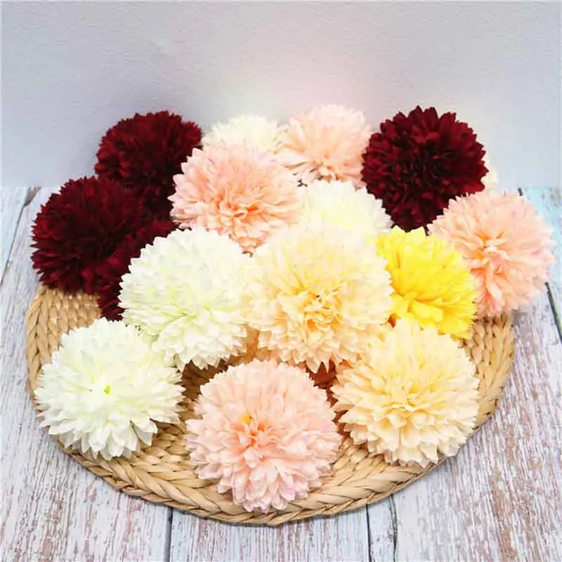 5pcs/lot artificial flower silk hydrangea head for wedding party home decoration DIY wreath gift box scrapbook craft | Дом и сад