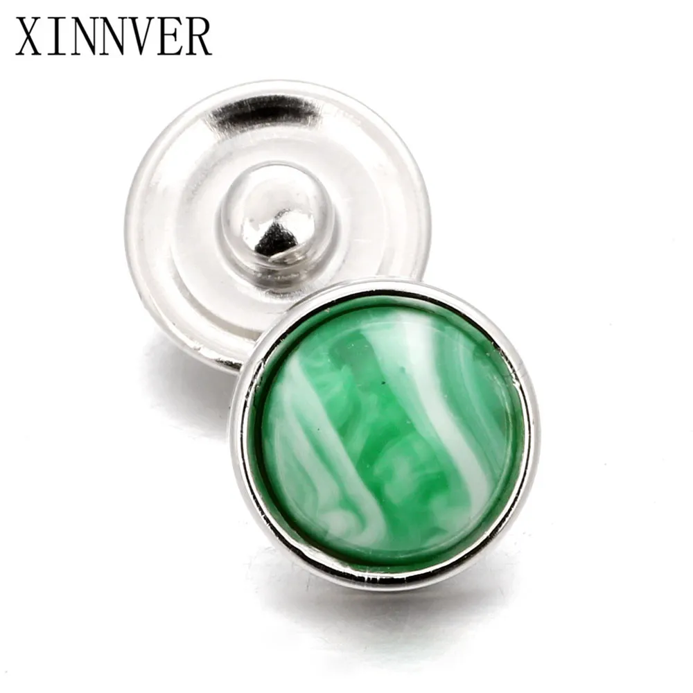 Серьги клипсы с металлическими камнями разные цвета и узор 12 мм 10 шт./лот|12mm snap button