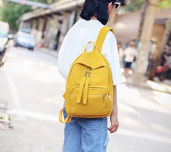 

Fashion newest women girl cute backpack simple campus student school bag backpack casual hang-0