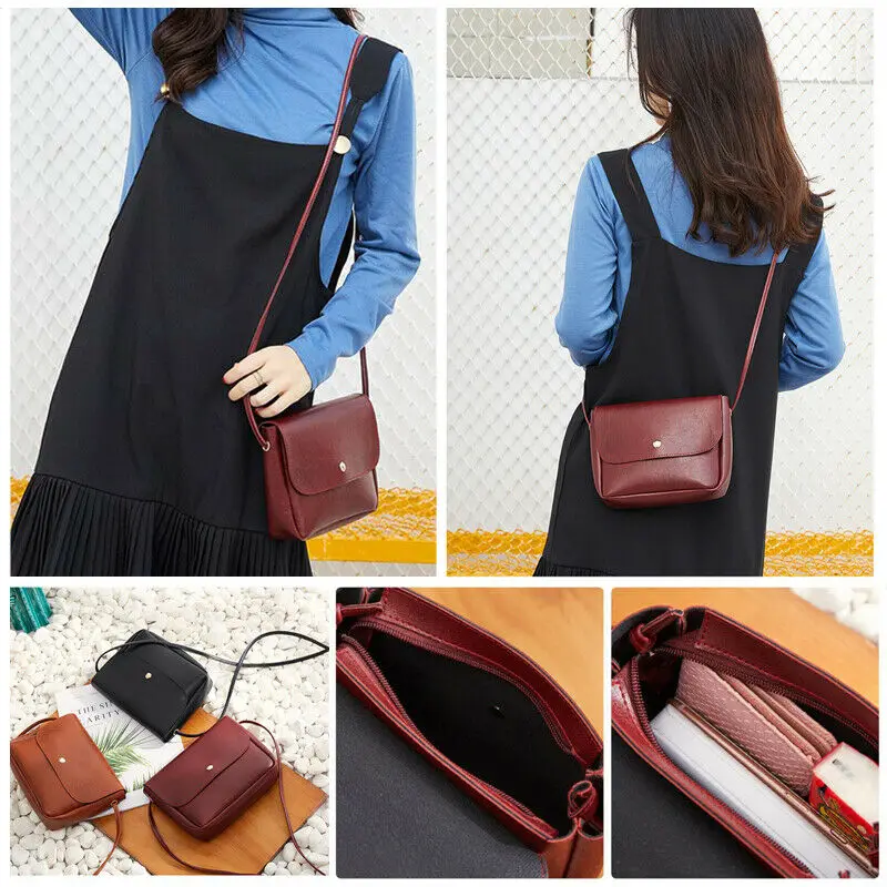 2019 модная женская сумка-мессенджер через плечо кожаная сумка для женщин