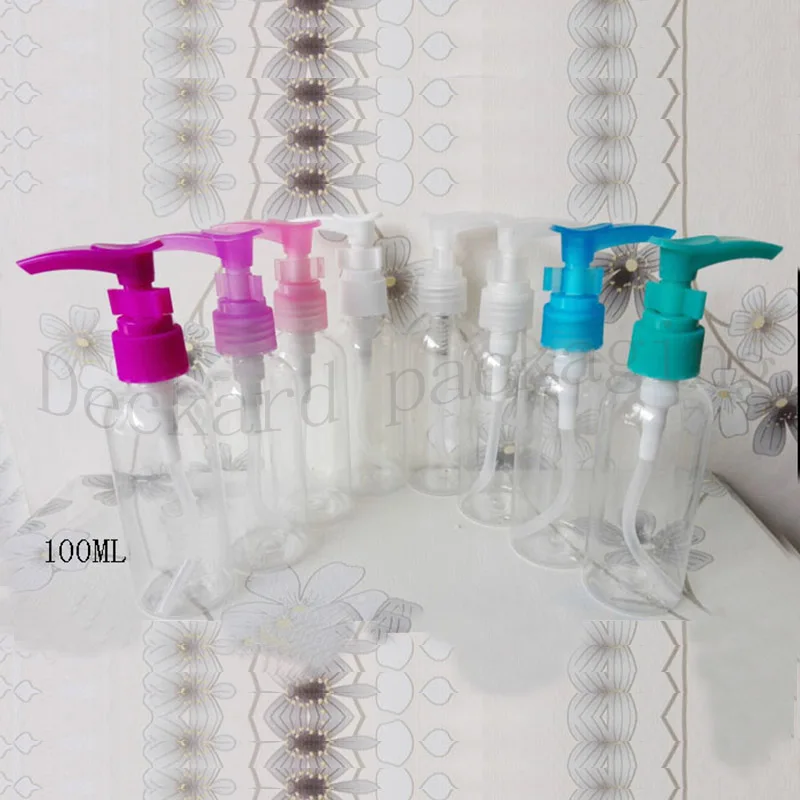 Прозрачная бутылка для лосьона домашних животных 50 шт. флакон из пластика 100 куб.