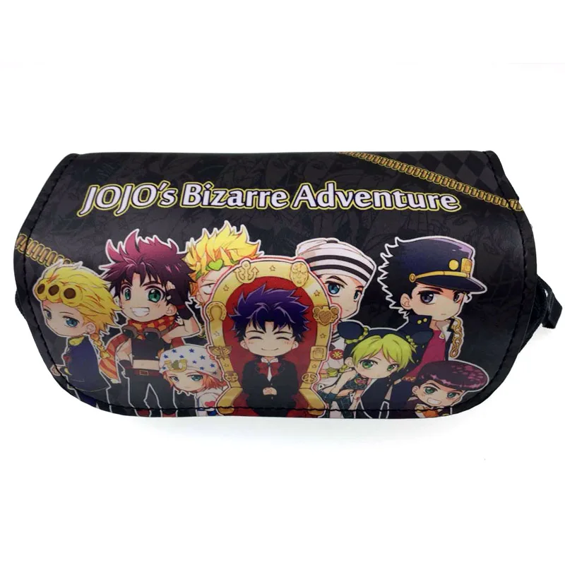 03 Аниме jojo bizare adventure Пенал Макияж сумка косметичка мультфильм Zippe сумка для хранения канцелярские принадлежности - Цвет: 03