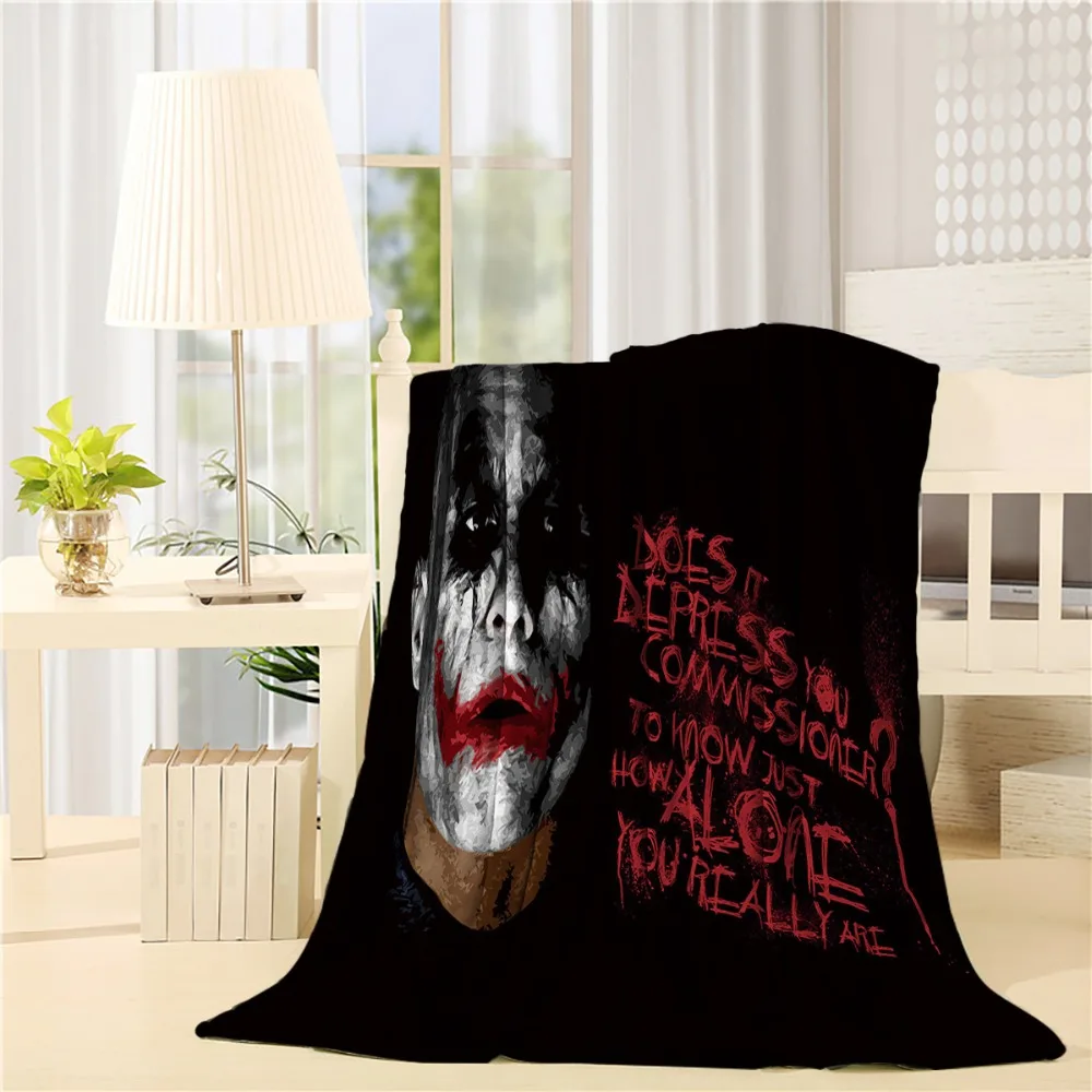 Изготовленный на заказ Лучший Бэтмен Джокер фланелевый плед легкий уютный диван