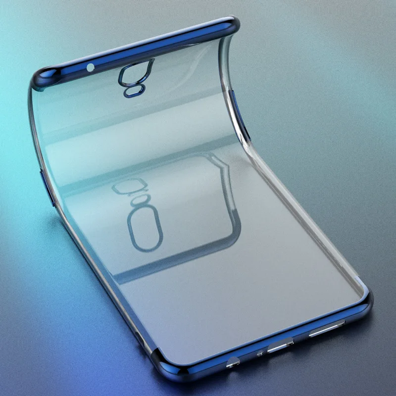 Роскошный тонкий пластиковый чехол для телефона Oppo R17, ультратонкий противоударный защитный чехол с гальваническим покрытием для Oppo R17 F9 F7 Find X Coque