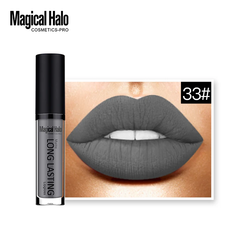 33 20-38 цветов бренд Magical Halo жидкая помада стойкий блеск для губ матовая губная помада водостойкая блеск для губ татуировка Обнаженная Cosmetcis Berry - Цвет: 33