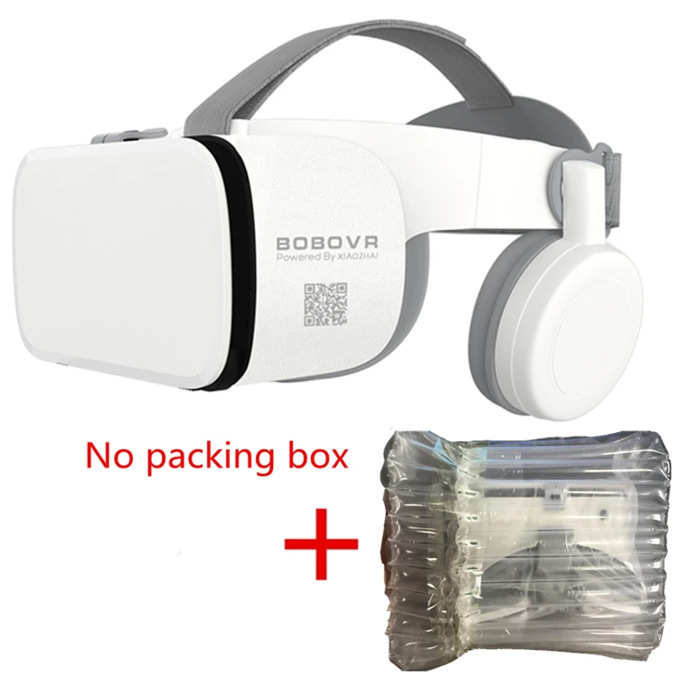 No packing box Bobo bobovr Z6 шлем очки 3D VR Виртуальная реальность гарнитура для телефона Google смарт очки Lunette картон - Цвет: No packing box