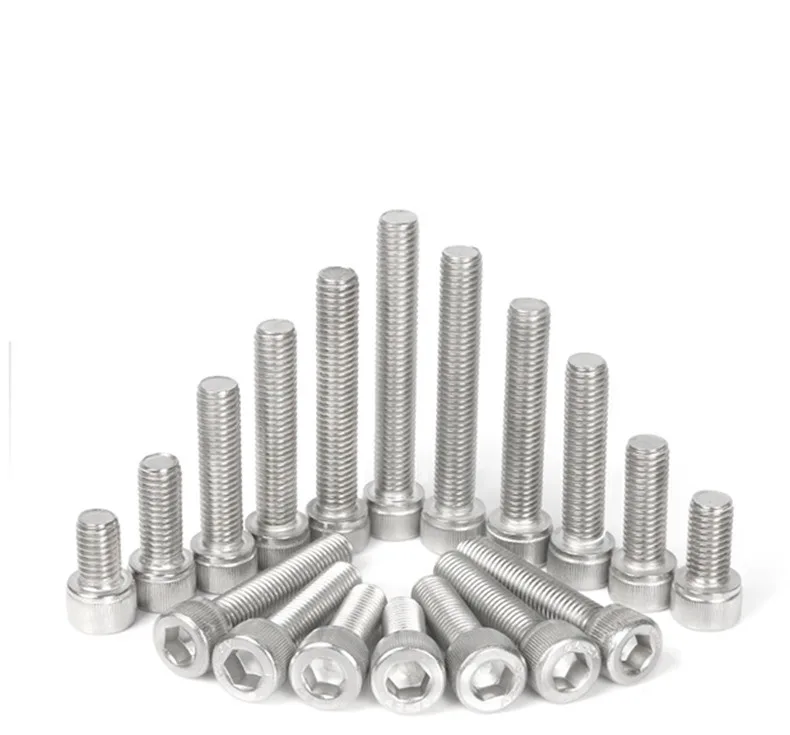 

Винты с шестигранной головкой, из нержавеющей стали, M12, DIN912, 304, 2 шт.