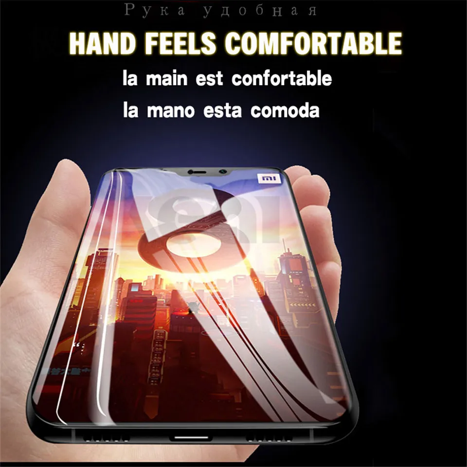 9D закаленное стекло для Xiaomi mi A2 Lite стекло mi 8 lite защита экрана полное покрытие для Xiao mi A1 5X 6X защитная пленка