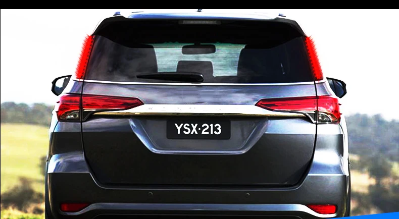 Автомобильный Стайлинг для Toyota Fortuner светодиодный задний фонарь для вождения светодиодные стоп-сигналы вертикальные колонки предупреждающий свет
