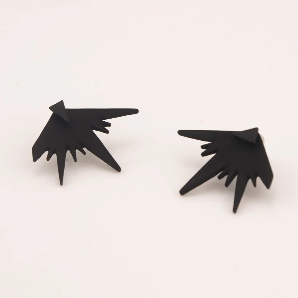 Новое поступление Женские Треугольные геометрические серьги гвоздики ювелирные