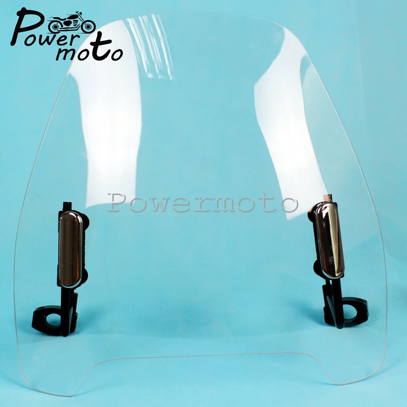 Высокое качество Универсальный прозрачный мотоцикл ветровое стекло дефлектор