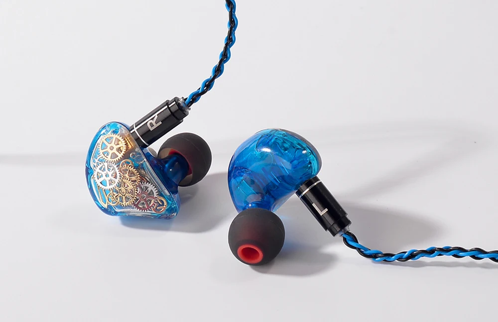 TONEKING TS5 4BA+ 1DD DIY разноцветная Шестерня на заказ DIY гибрид вокруг уха Hifi Музыка DJ монитор DJ наушники с MMCX кабелем