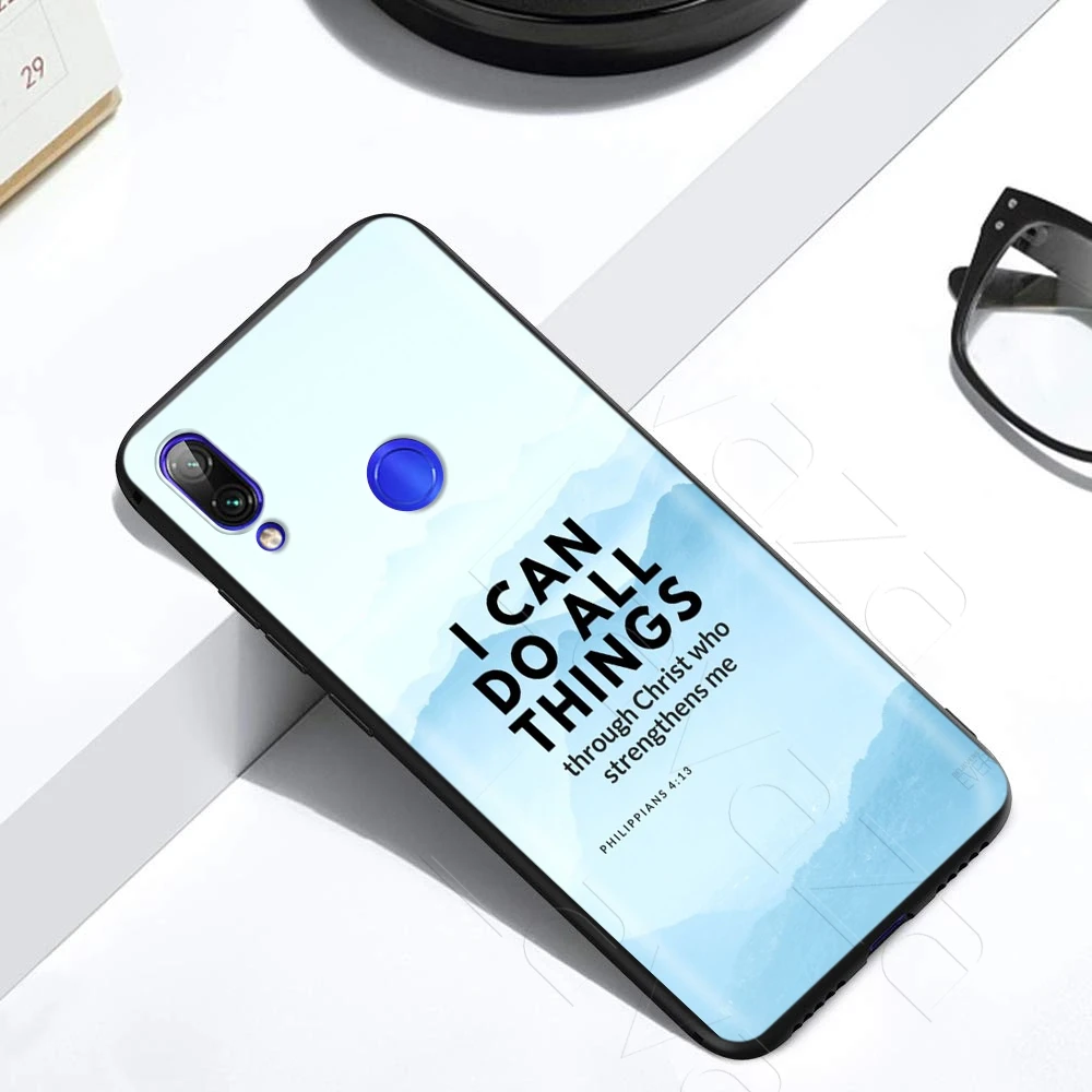 Lavaza Библейский стих филиппийский Иисус Христос христианский чехол для Xiaomi Redmi Note
