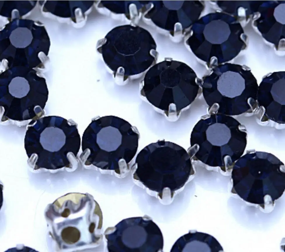 4 мм-8 мм блестящие цвета Монтаны для самостоятельного пришивания стразы с