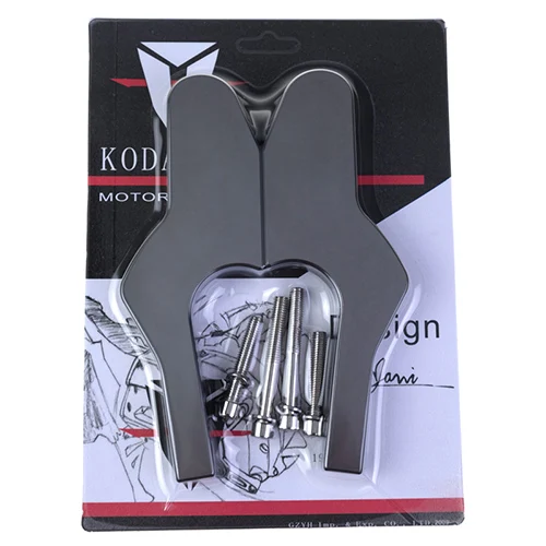 Серый KODASKIN Пассажирские подножки расширенные подножки для Vespa gts300 GT GTS GTV 60 125 150 200 250 300ie - Цвет: Серый