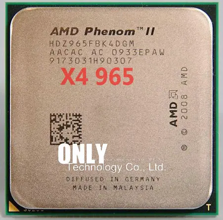 Процессор AMD Phenom II X4 965(3,4 ГГц/6 Мб кэш L3/Socket AM3) четырехъядерный процессор