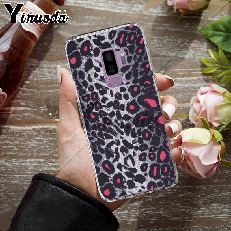 Yinuoda чехол для телефона с принтом жирафа леопарда тигра зебры Samsung S9 plus S5 S6 S6edge S6plus