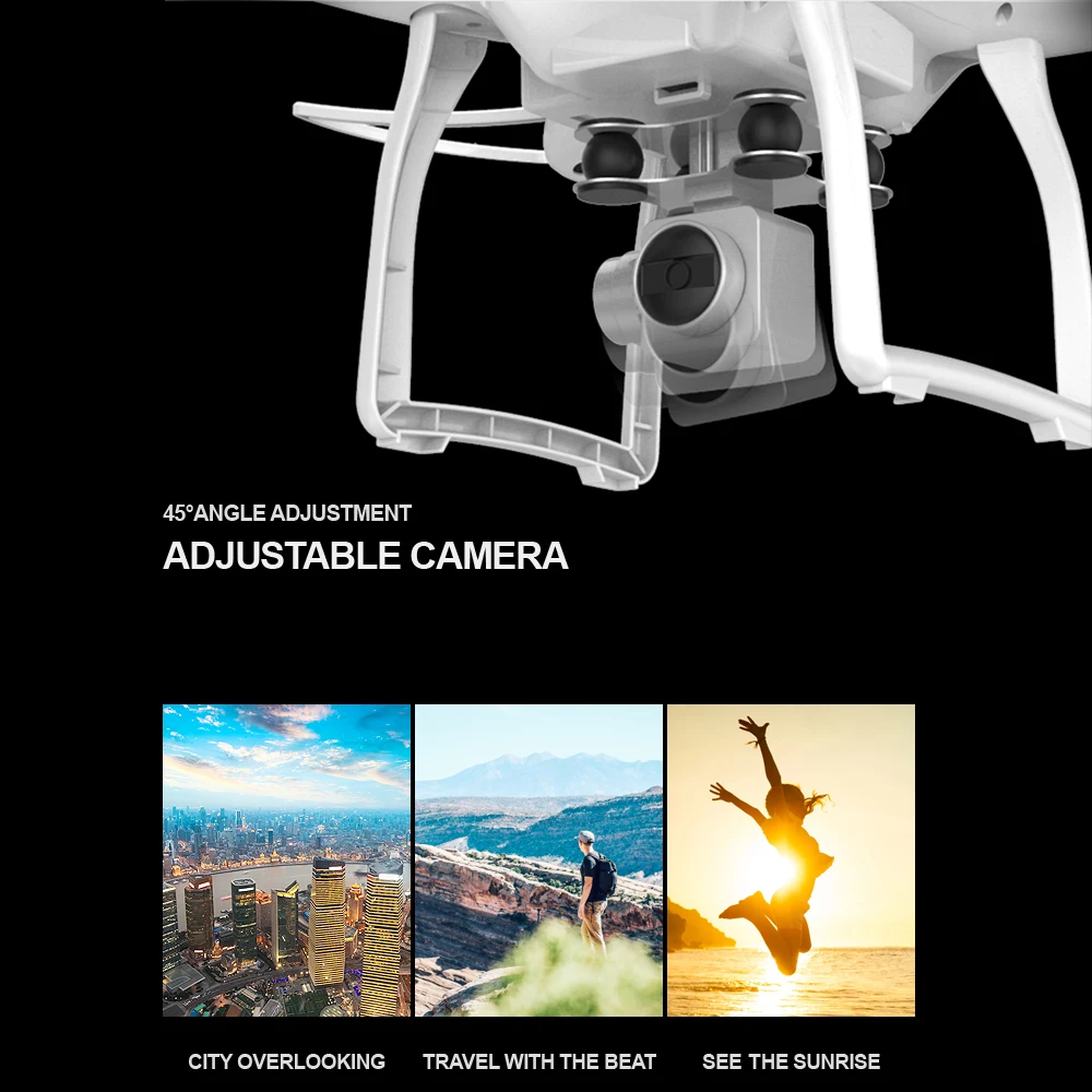 L10 2 4G 0.3MP Камера Дрон Profectional Wi Fi FPV Квадрокоптер 6 осевой гироскоп 3D флип удержания
