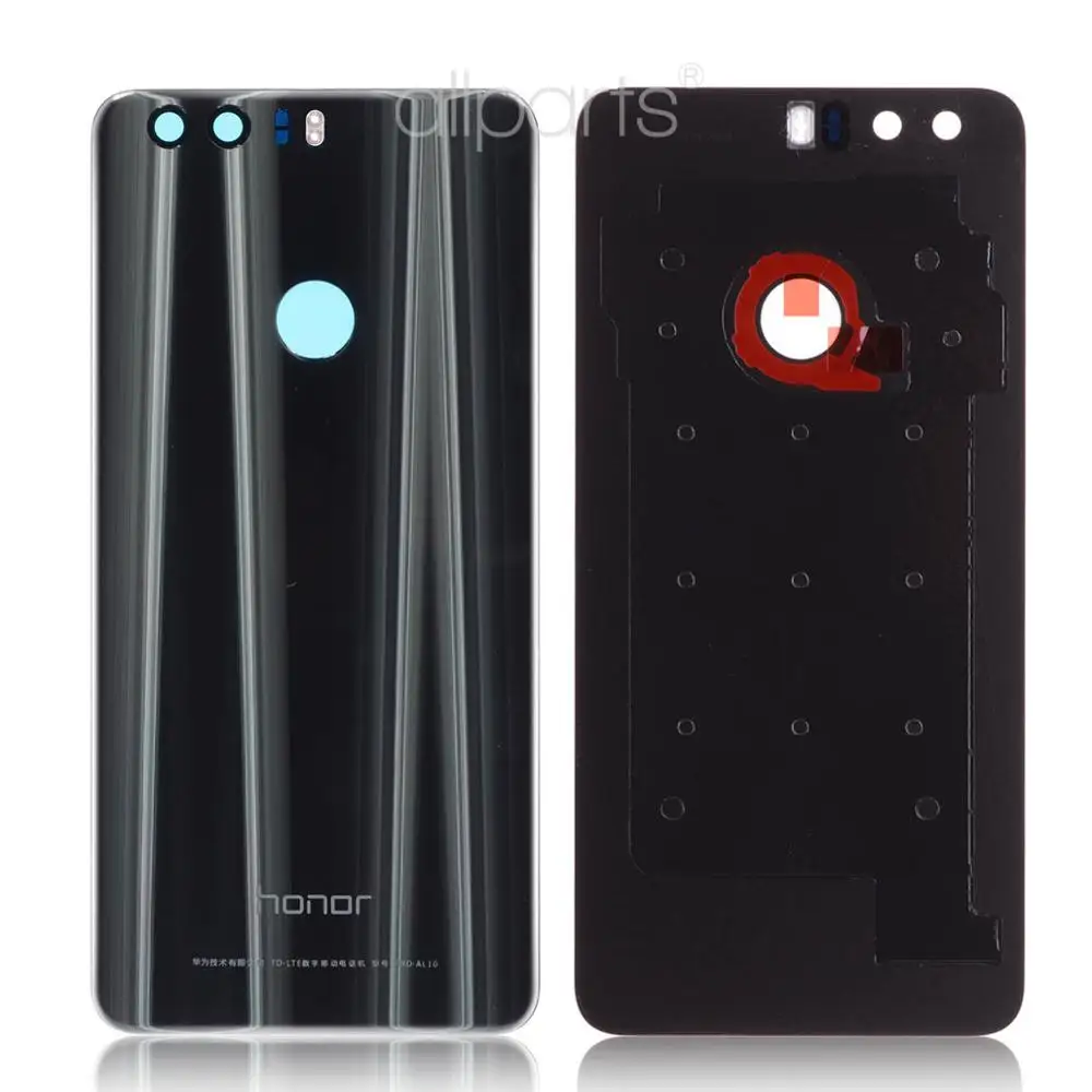 Стекло Задняя крышка для Huawei Honor 8 на батарею черный белый золотой RFD Honor8 Frd-L09 l09 - Цвет: Black