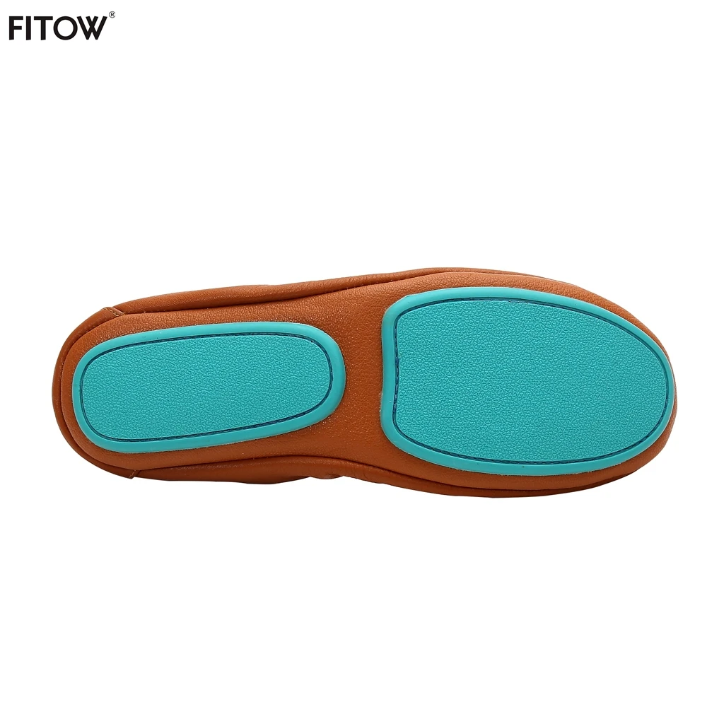 5 пар/лот дропшиппинг Новинка складные балетки женские кожаные на плоской