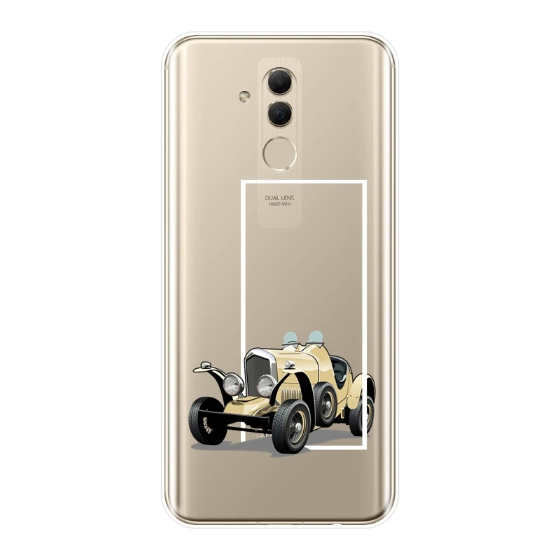 Чехол для телефона Huawei Mate 7 8 9 10 20 Lite силиконовый винтажный Ретро крутой Забавный 3D