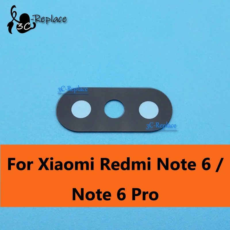 Для Xiaomi redmi 6 pro s2 a1 a2 4x 5x 6x note 4 5 6 7 8 pro 5A 6A max prime задняя камера стеклянная крышка объектива запасные части