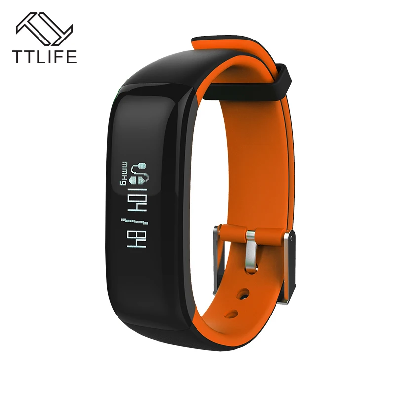 TTLIFE P1 Монитор Артериального Давления Сердечного ритма Смарт Браслет Bluetooth 4.0 IP67